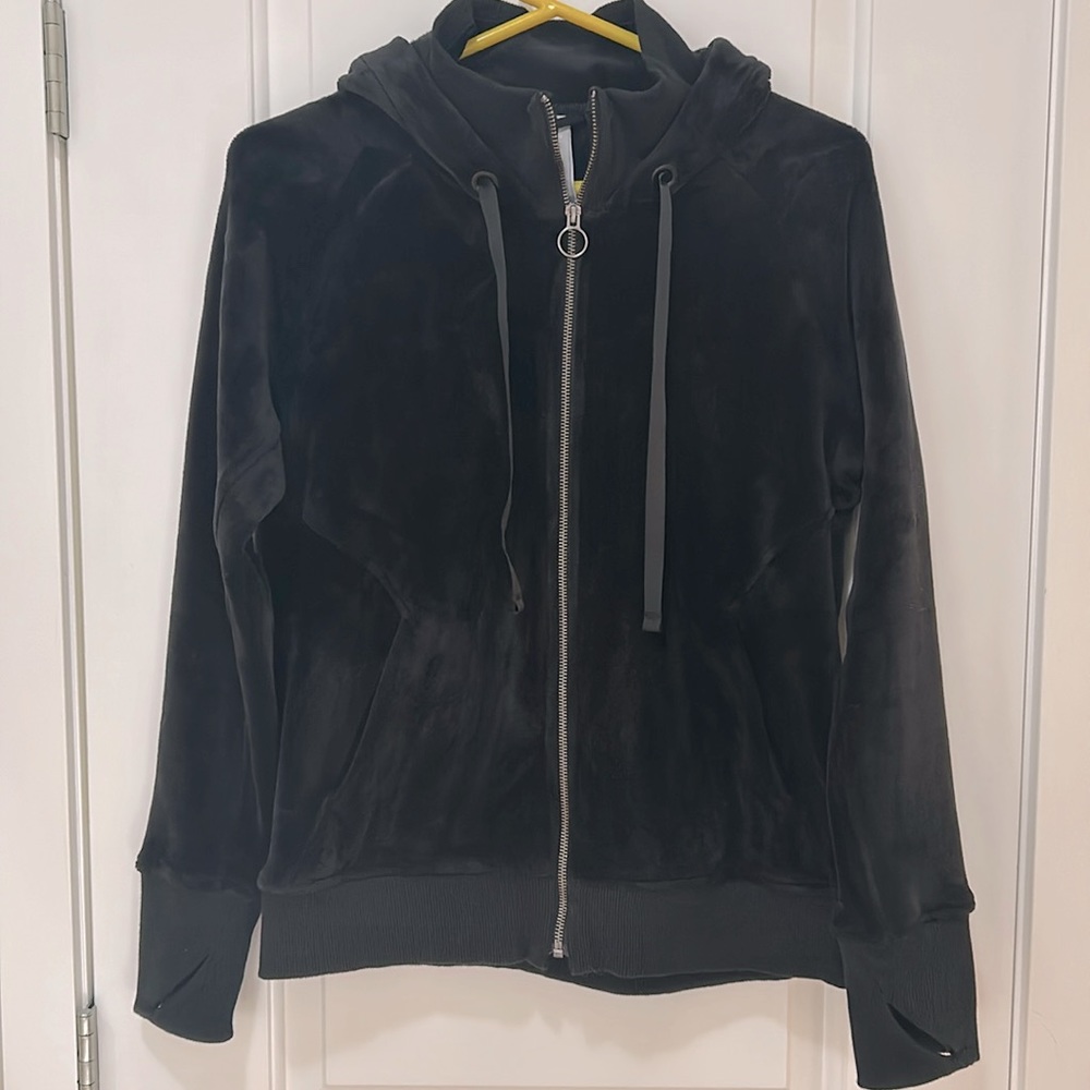 Athleta Triumph Double Cozy Karma zip hoodie